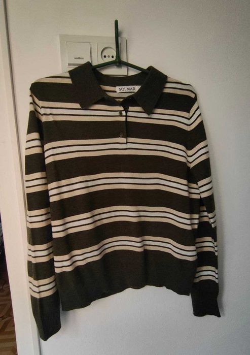 Джемпер-поло в смужку Solmar розмір S