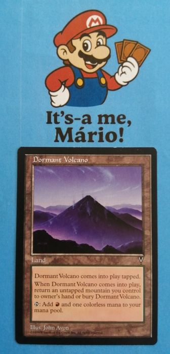 Dormant Volcano - Magic the Gathering - Visions