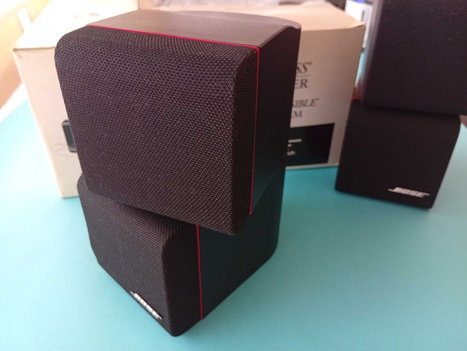 Bose Acoustimass Double Cube Speakers Red Line (Pa)– Estado Impecável
