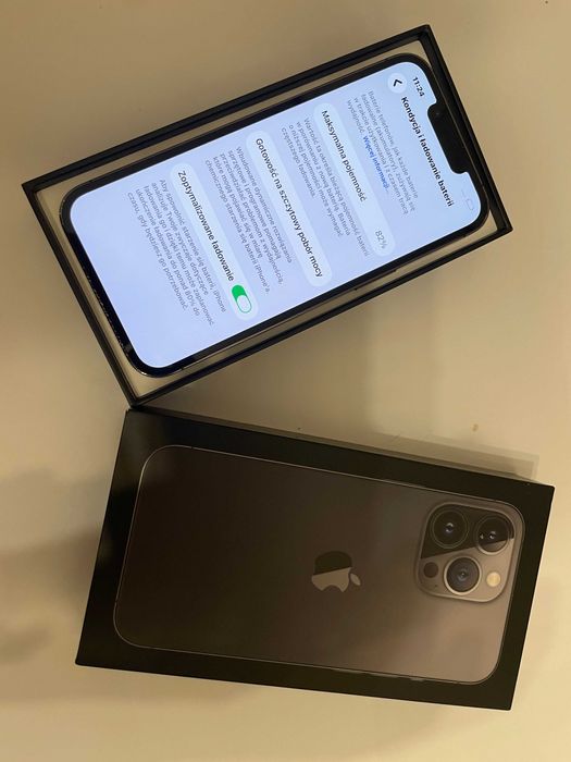 iPhone 13 Pro 128GB • Graphite • + bezprzewodowa ładowarka GRATIS