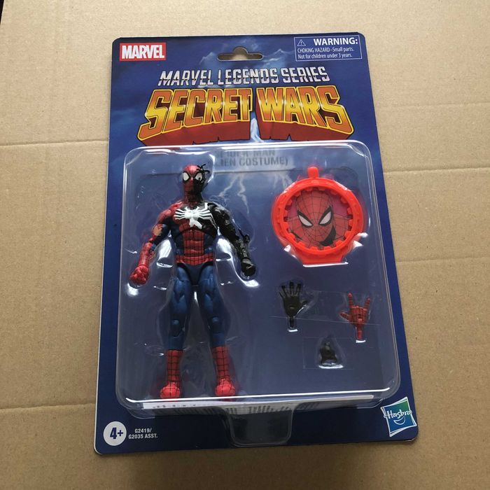 Spider-Man (Alien Costume) Secret Wars Marvel Legends Action Figure