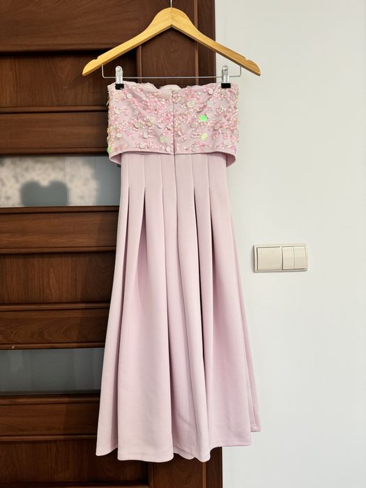 Sukienka Asos XS / 34 Pudrowy Róż