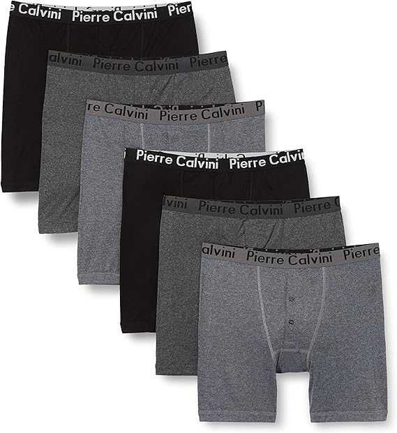 Pierre Calvini Bokserki męskie z elastycznym pasem 3szt roz. L