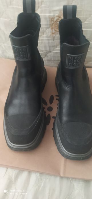 Botki z wysoką cholewką 38 25 zł wyprzedaż