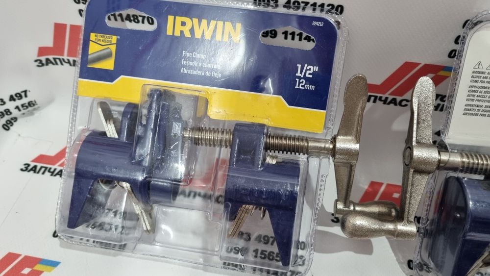 Струбцина трубная IRWIN 1/2" Quick-Grip вайма (3/4 BESSEY)