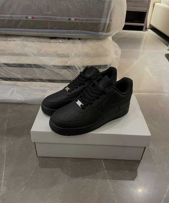 Buty meskie Nike_Air_Force_1_Low_'07_Black buty sportowe R.43
