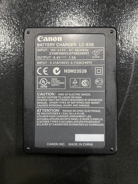 Carregador Canon