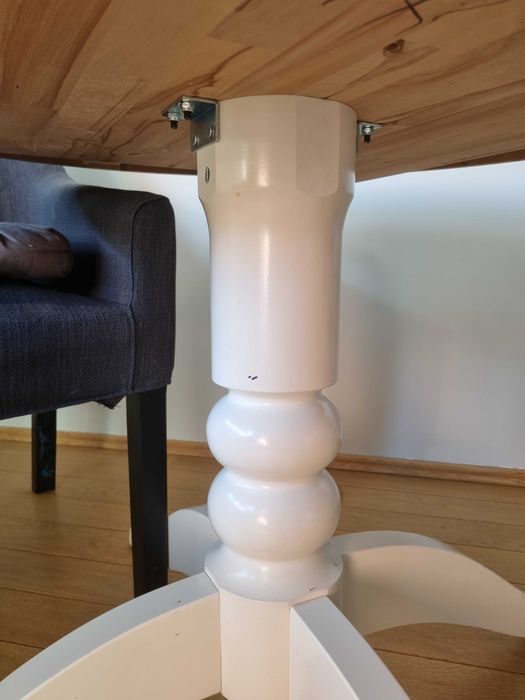 Stół okrągły 110cm Ikea biały