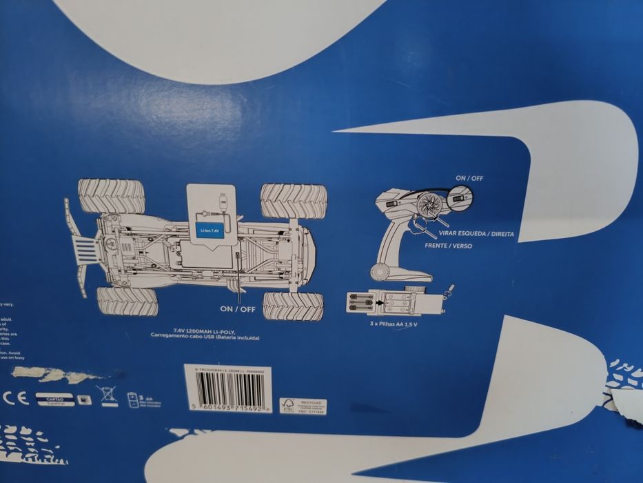 Vendo Carro Telecomandado SpeedWheels Beast Rider Truck 2.4 GHz