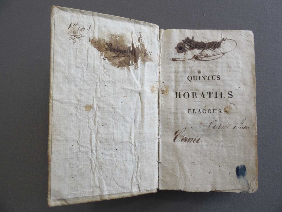 Livro Quintus Horatius Flaccus, 1815