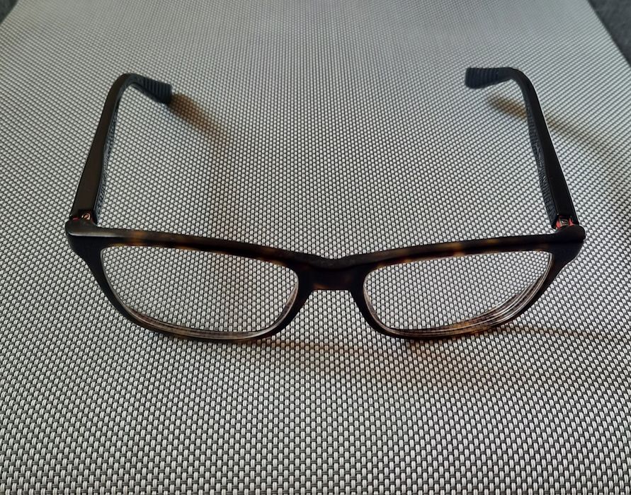 Carrera 8801 TRD 140 okulary korekcyjne czarne panterki oprawki