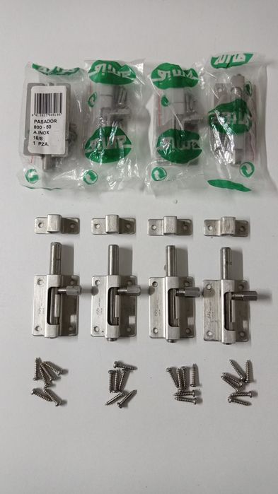 8 Fechos de culatra em inox