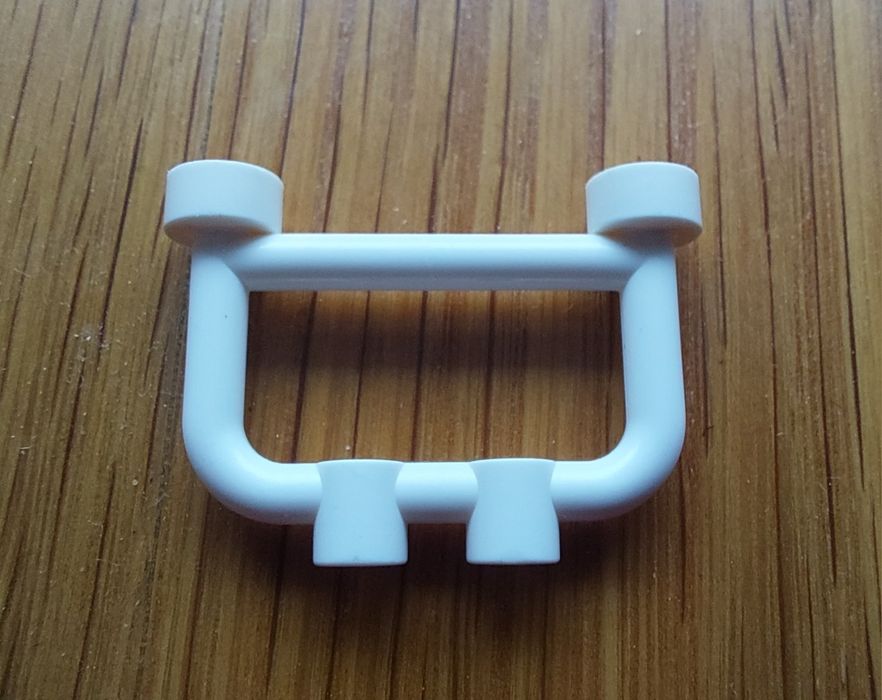 Lego elementy 4083 barierka, płotek biały
