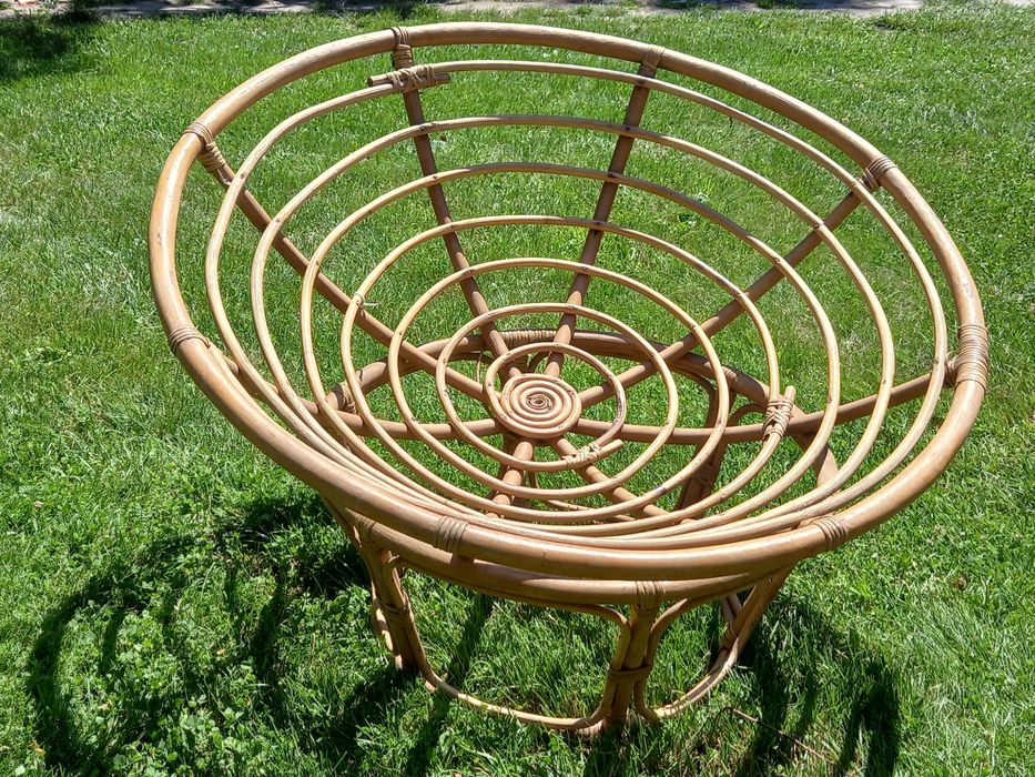 Fotel Wiklinowy Ogrodowy Leżak Duży ! Okazja !