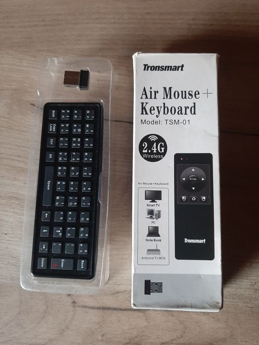 Аеромиша з клавіатурою Tronsmart TSM-01 (Air Mouse + Keyboard) SMARTTV