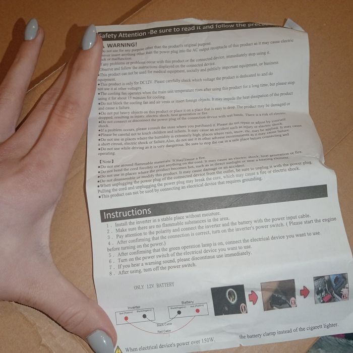 Inversor de corrente onda pura 3000W. Novo- Nunca usado.