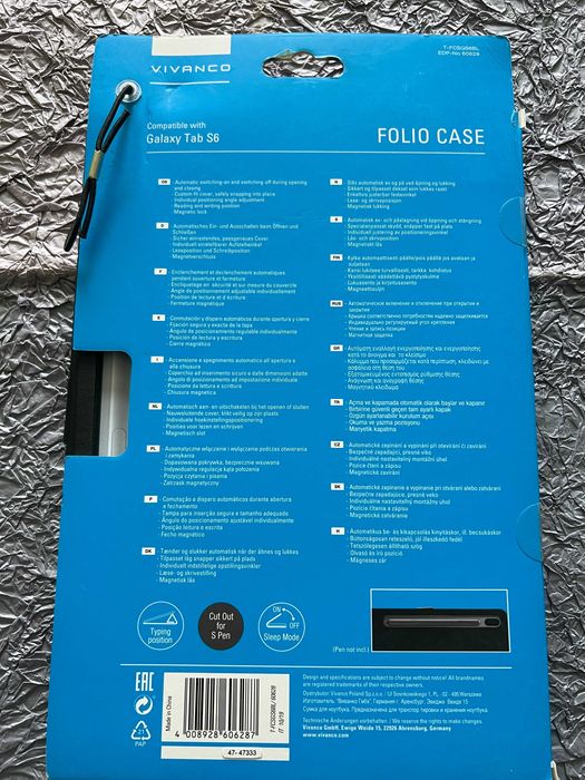Etui Pokrowiec na Tablet Samsung Galaxy Tab S6 10,5 Ochrona Vivanco