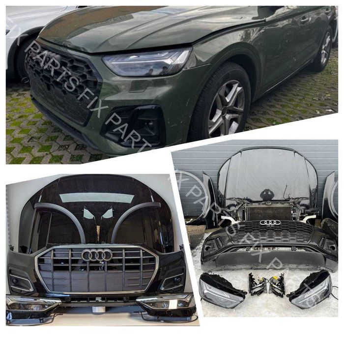 Крила Audi Q5 e-tron F7 в колір + двері, бампер, оптика, фари, скло