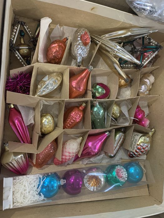 Іграшки для ялинки вінтаж