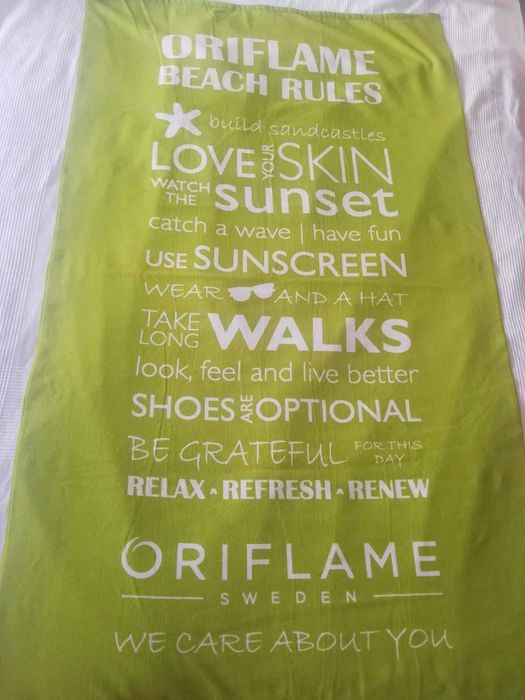 Toalha praia Oriflame