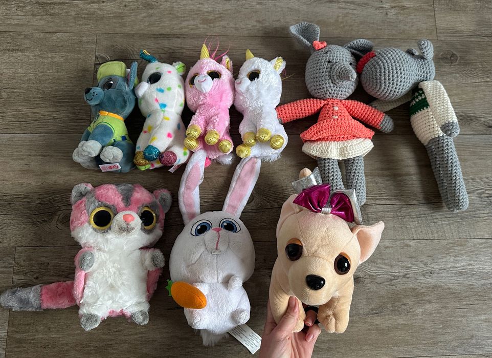 Мягкие игрушки щенячий патруль единороги