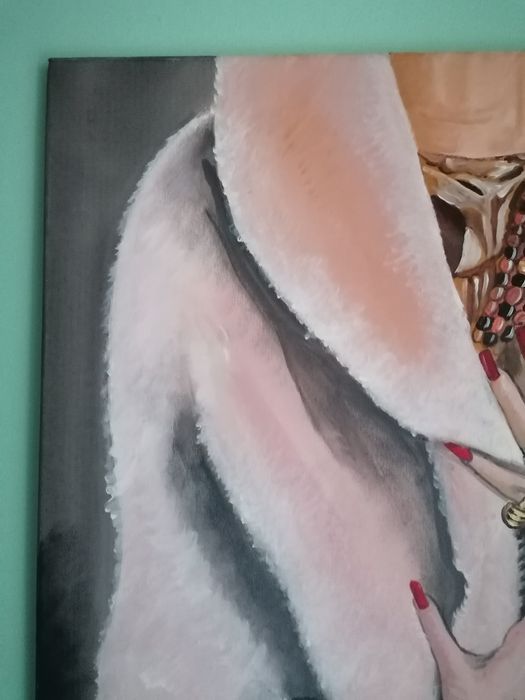 Luxo- Obra de Acrilico em Tela