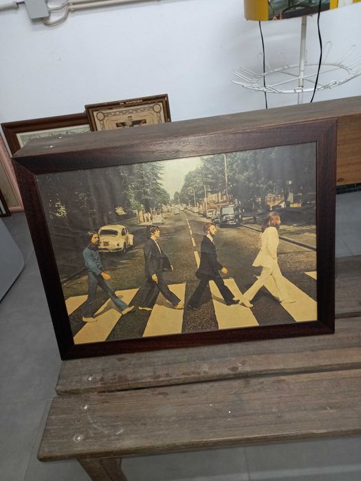 Beatles emoldurado