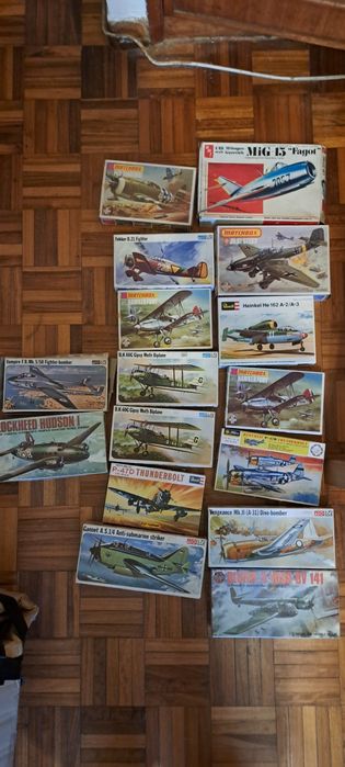 Aviões kits modelismo