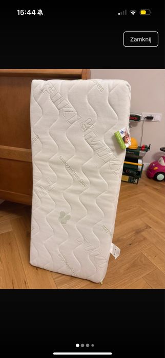 Materac 90x40 i ochraniacz