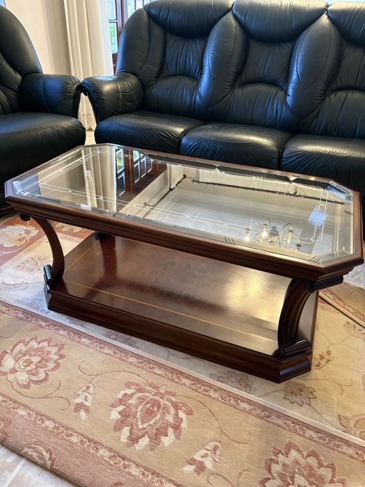 Conjunto de Sala Clássico: Móvel de TV Giratório/Bar + Mesa de Centro (Venda Juntos ou Separados)