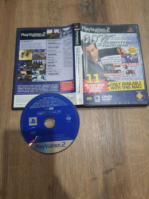 PS2 OPSM D40 James Bond 007, Ratchet NFS Time Crisis i inne