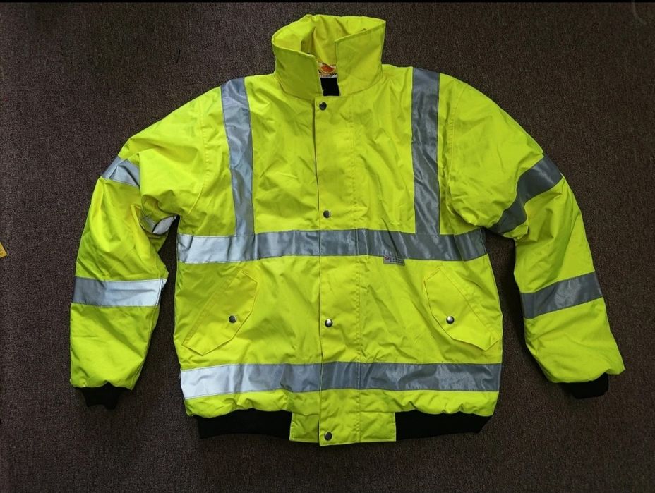 Stonekit Engelbert Strauss kurtka robocza Hi-Vis odblask neon ocieplan