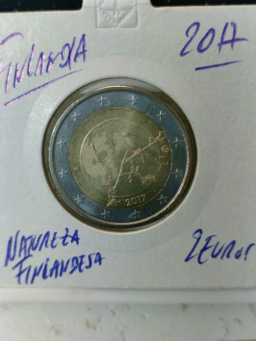 Finlândia/ Moeda 2 euros 2017 / Natureza Finlandesa