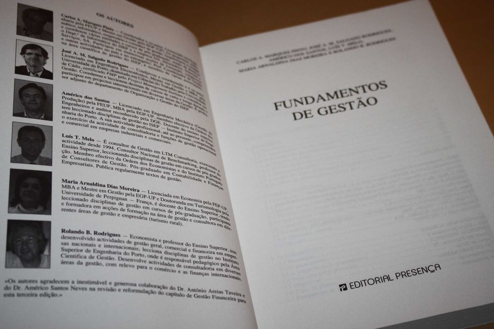 Fundamentos De Gestão - 7ª Edição