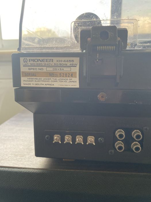 Aprelhagem Vintage 1978 Pioneer KH-4455 a funcionar