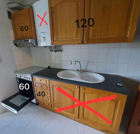 Cozinha Completa - moveis e electrodomésticos