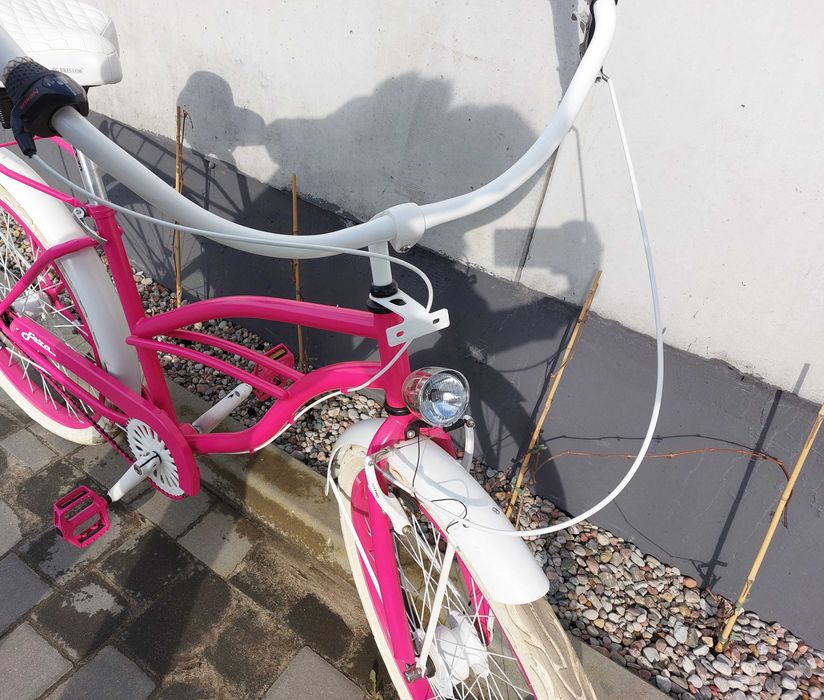 Rower damski miejski Fera różowy pink vintage piękny oryginalny Gdańsk Przymorze Wielkie • OLX.pl