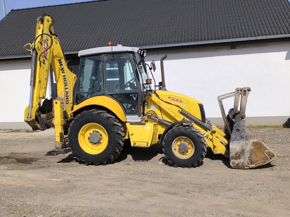 New holland B100 2015rok krokodyl leteskop 4x4 super stan JCB 3cx Cat 428 case 590 koparko ładowarka