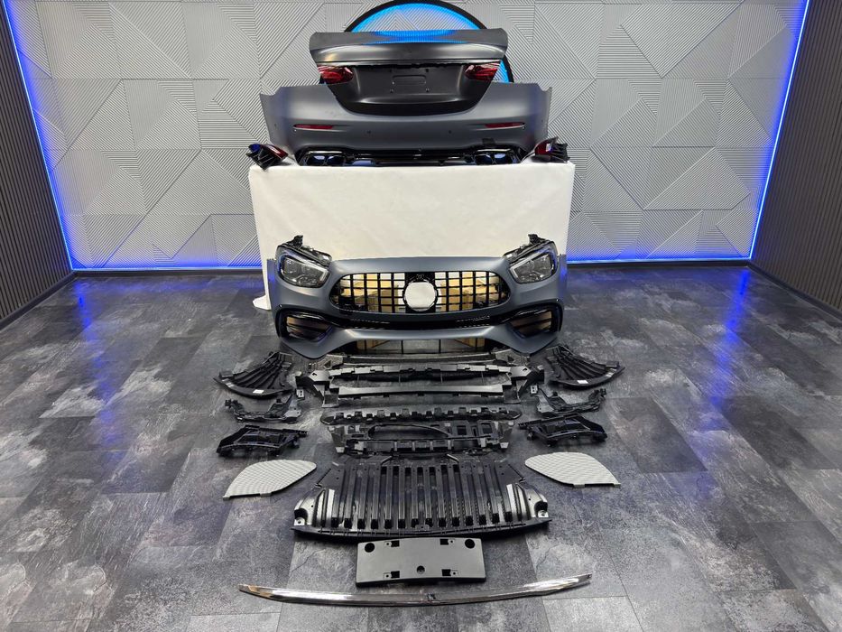 Обвес на Mercedes w213 e63 2021+ Комплект рестайлинга e213 амг AMG