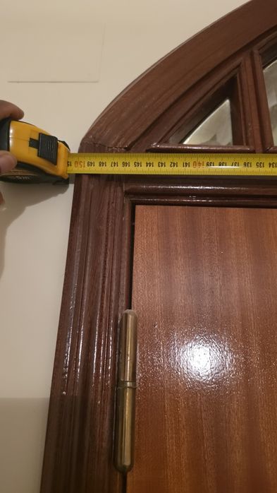Portas de interiores em madeira  e vidro