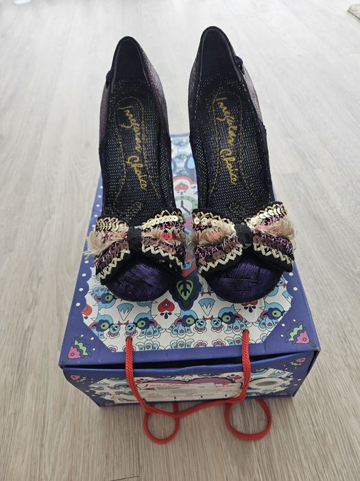 Sapato Roxo SUPER OrIgInAiS e como novos n.º 39
