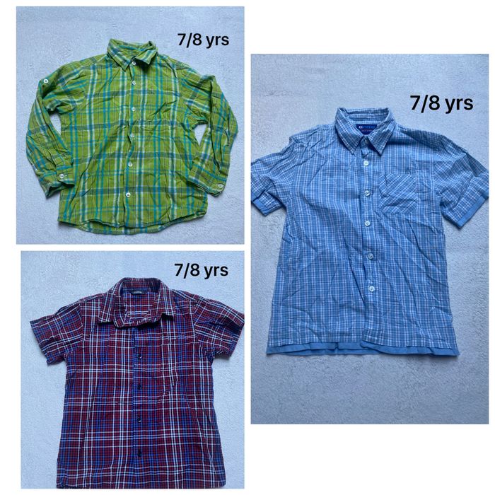 Zestaw koszul dla 7-8 latka 122 cm 128 cm