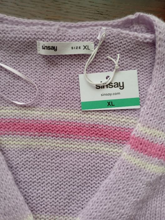 Sweter rozpinany Sinsay XL