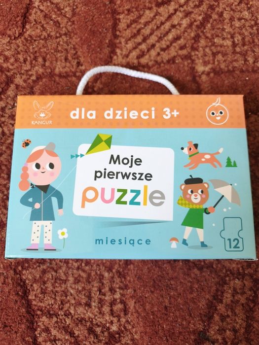 Moje pierwsze puzzle 3+ miesiące pogoda prezent