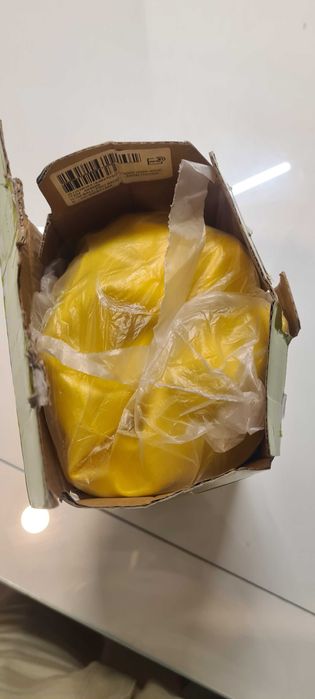 Bola de Ginástica e Pilates DOMYOS Tamanho S 55 cm Amarela na Caixa!