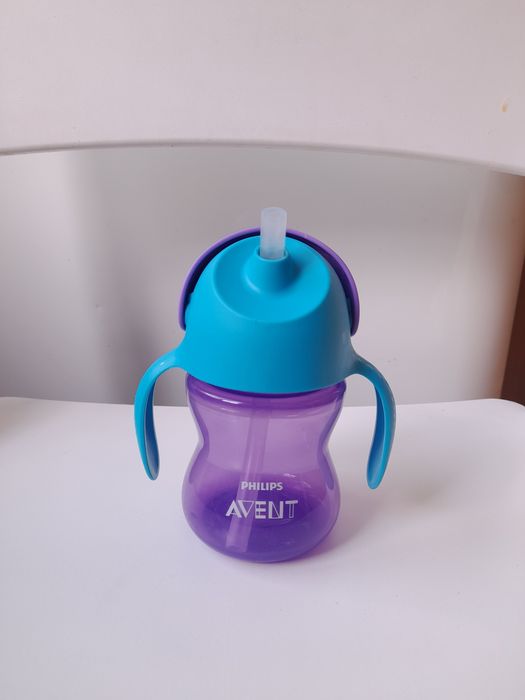 Поїльник Philips Avent з трубочкою 210 мл фіолетовий