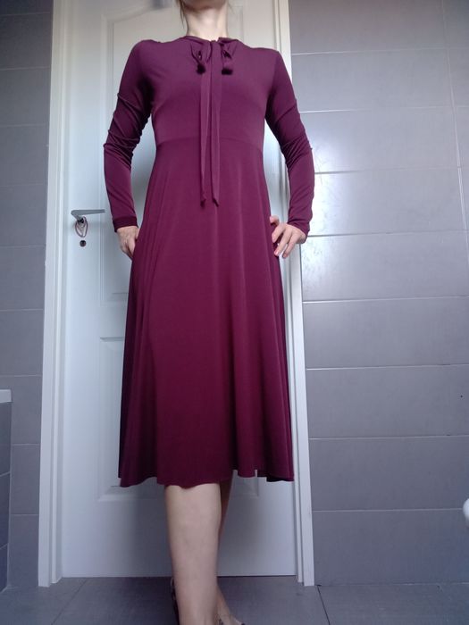 Zara elegancka sukienka biurowa