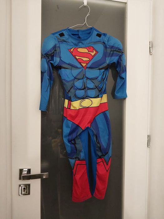 Strój przebranie karnawałowe z mięśniami Superman chłopięcy