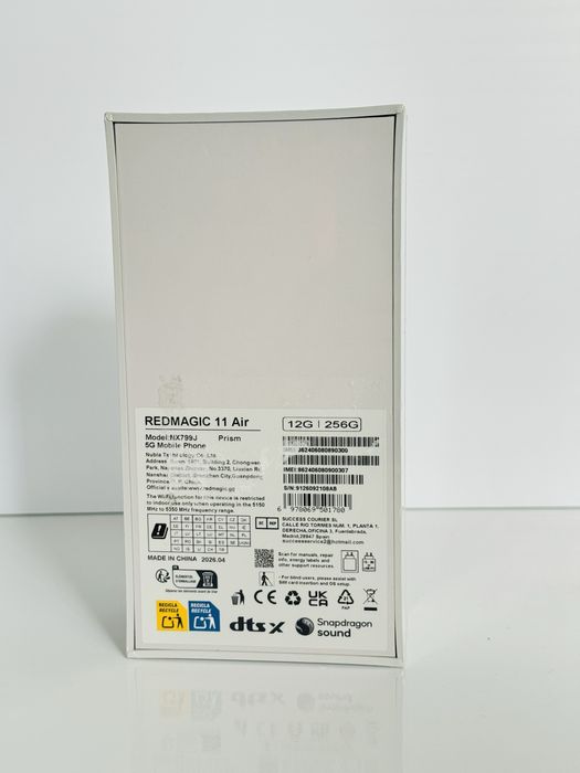 Мобільний Телефон Смартфон ZTE Red Magic 11 Air 12/256 ГБ NFC