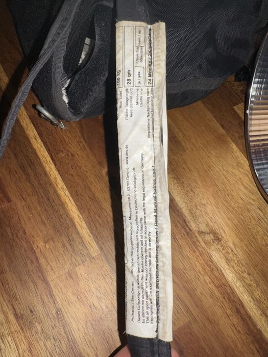 Spadochron zapasowy 100 kg